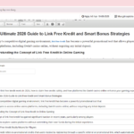The Ultimate 2026 Guide to Link Free Kredit and Smart Bonus Strategies