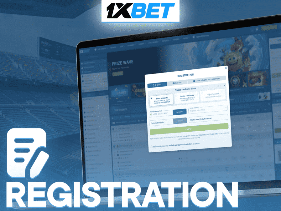 How to Register on 1xBet in Nigeria